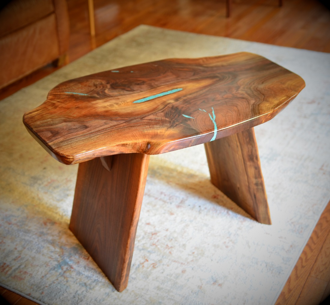 Black Walnut Meditation Table